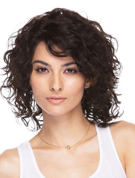 Refined Brown Wavy Shoulder Length Human Hair Wigs