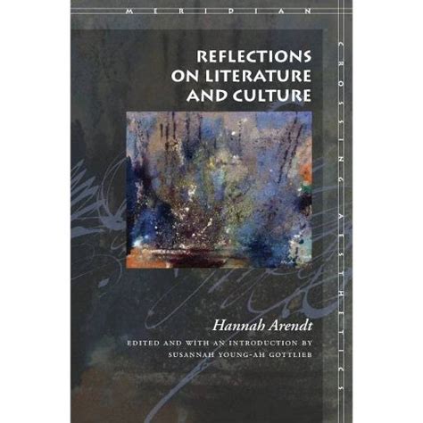 Reflections on Literature and Culture Meridian Crossing Aesthetics Reader