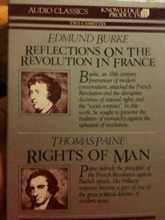 Reflections on the French Revolution Rights of Man Audio Classics Reader