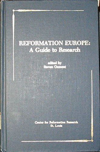 Reformation Europe A Guide to Research Epub