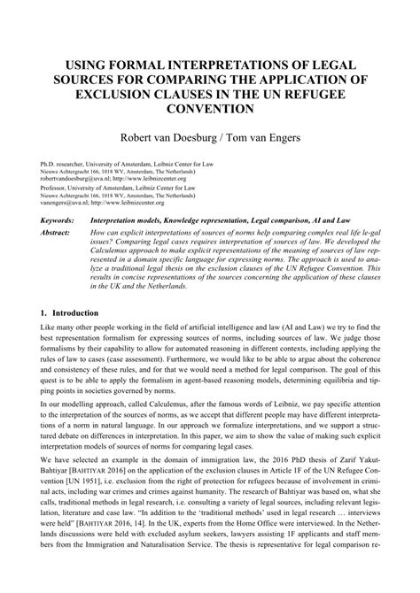 Refugee Law in Context The Exclusion Clause 1st Edition Reader