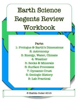 Regents Earth Science Workbook Answers Doc