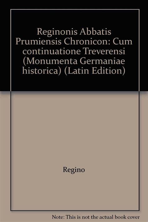 Reginonis Abbatis Prumiensis Chronicon PDF