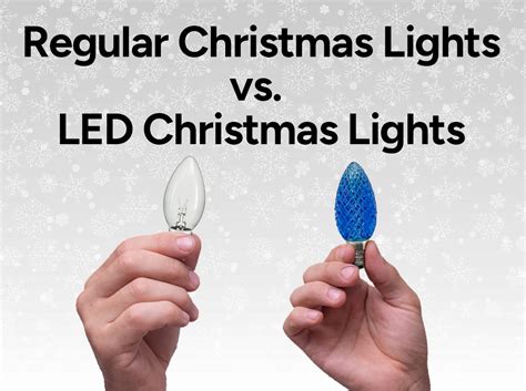 Regular Christmas Lights vs. LED: Battle of the Bulbs