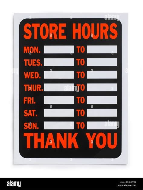 Regular Warehouse Hours