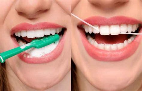 Regular brushing and flossing: