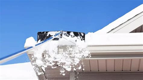 Regularly clear snow from your roof: