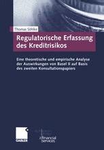 Regulatorische Erfassung des Kreditrisikos Kindle Editon