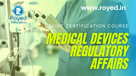 Regulatory Affairs Certificate: Medical Devices and Pharmaceuticals