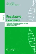 Regulatory Genomics RECOMB 2004 International Workshop Epub