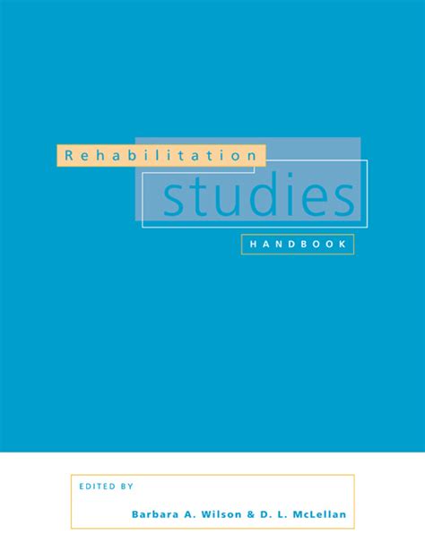 Rehabilitation Studies Handbook 1st Published Doc