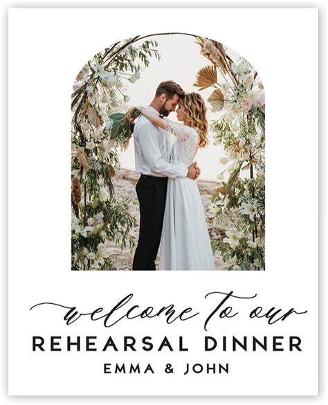 Rehearsal Dinner Signs: A Creative Canvas for Wedding Celebrations