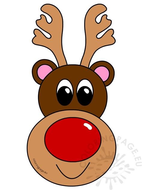 Reindeer Head Printable