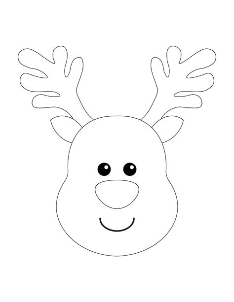 Reindeer Printable Template