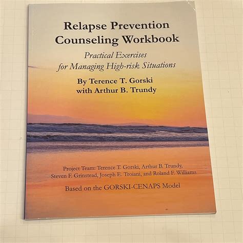 Relapse Prevention Counseling Workbook Practical Exercises for Managing High-Risk Situations PDF