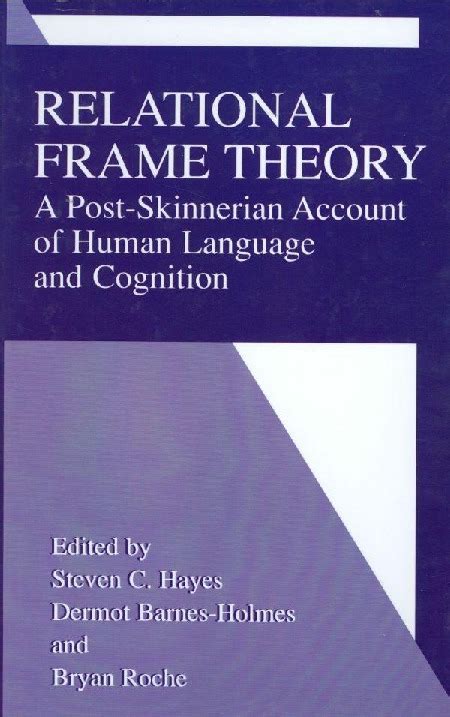 Relational Frame Theory A Post-Skinnerian Account of Human Language and Cognition Doc