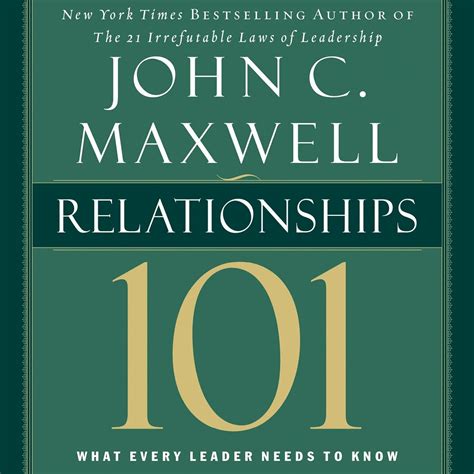 Relationships 101 What Every Leader Needs to Know PDF