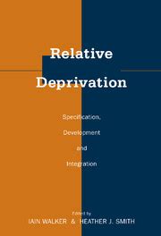 Relative Deprivation Specification Kindle Editon