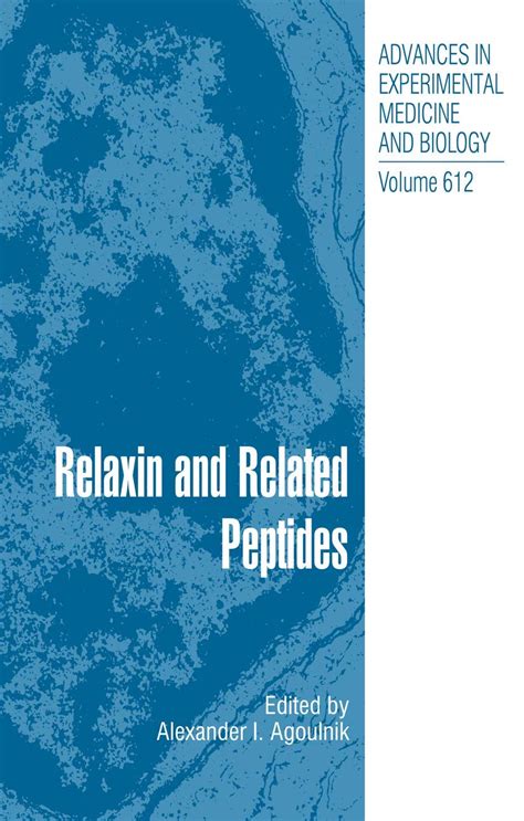 Relaxin and Related Peptides 1st Edition Doc