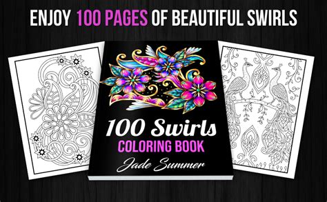 Relaxing Swirls Coloring Book for Adults Reader