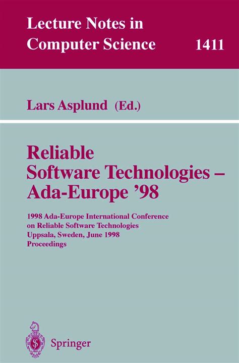 Reliable Software Technologies - Ada-Europe 98 1998 Ada-Europe International Conference on Reliable Epub