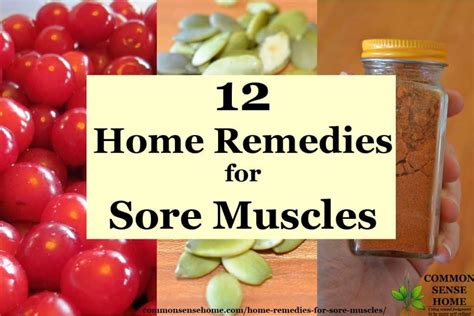 Relief from Muscle Pain and Soreness: