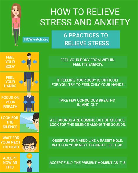 Relieve Stress and Anxiety: