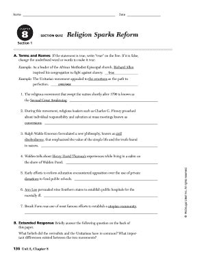 Religion Sparks Reform Answer Key Epub