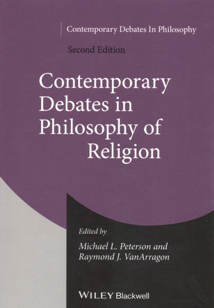 Religious Belief The Contemporary Debate Reader