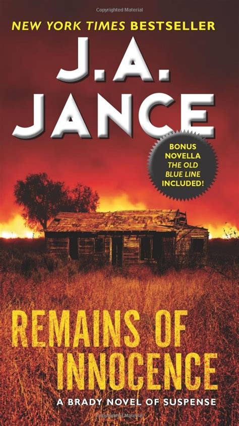 Remains of Innocence A Brady Novel of Suspense Joanna Brady Mysteries Reader