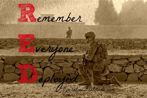 Remember Everyone Deployed: Honoring the Service and Sacrifice of Our Troops