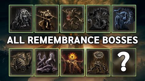 Remembrance Bosses: A Legendary Challenge