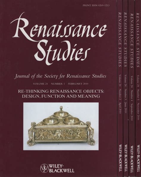 Renaissance Studies Journal of the Society for Renaissance Studies Volume 7 Number 4 December 1993 Doc