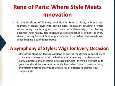 Rene of Paris: A Legacy of Innovation