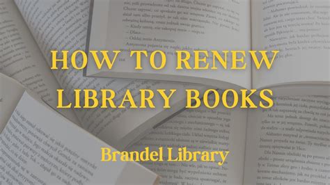 Renew Library Books: A Comprehensive Guide to Keeping Your Literary World Spinning