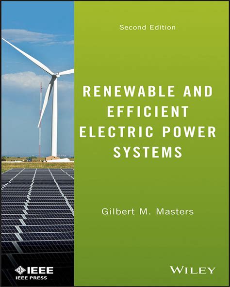 Renewable and Efficient Electric Power Systems Epub