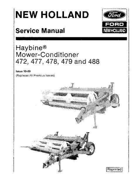 Repair Manual New Holland 477 Haybine Ebook Reader