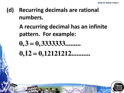 Repeating Decimals: A Number with Infinite Recurrence