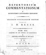 Repertorium Commentationum a Societatibus Litterariis Editarum... Epub