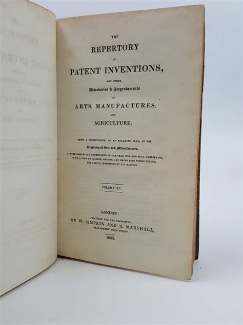 Repertory of Patent Inventions and Other Discoveries and Improvements in Arts Epub