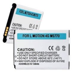 Replacement Battery Motion MS770 Escape Doc