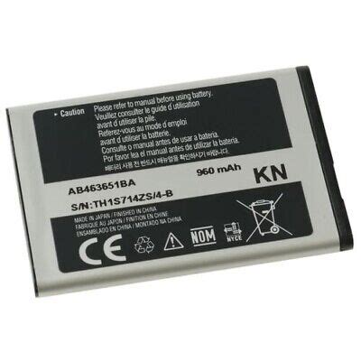 Replacement Generic Battery SPH M540 AB463651BA Reader