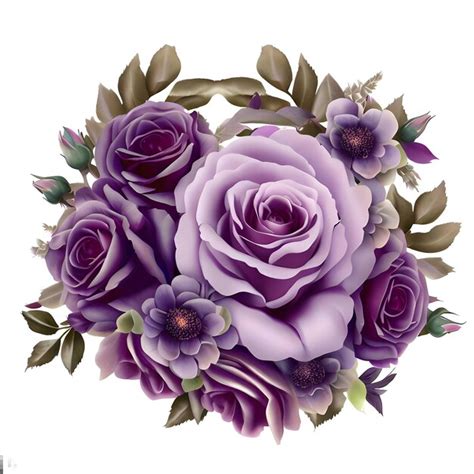 Replacement Purple Luxury Flower Design Doc