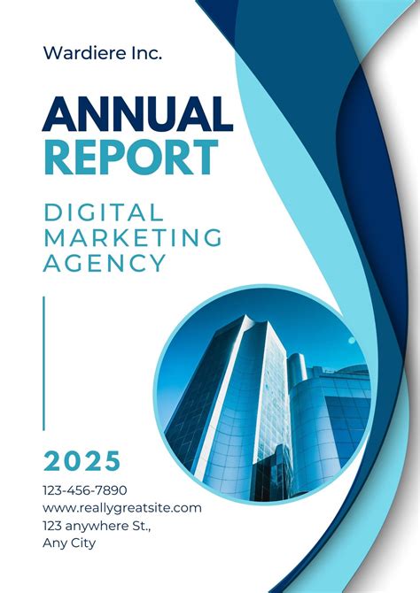 Report Cover Page Template