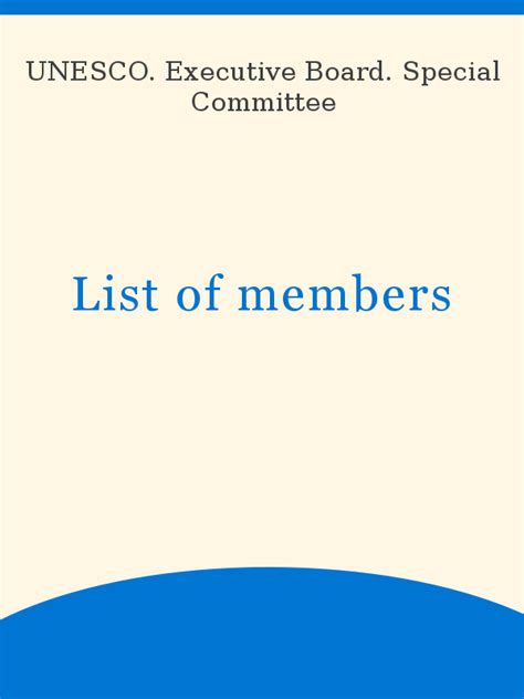 Report and List of Members for the Year ...... Reader