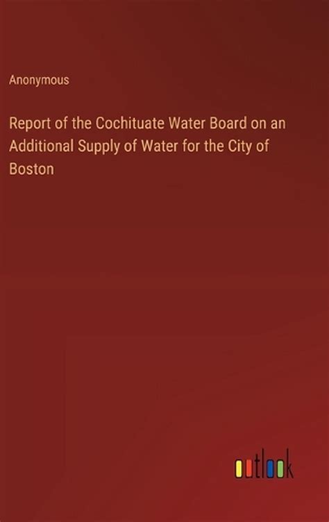 Report of the Cochituate Water Board PDF