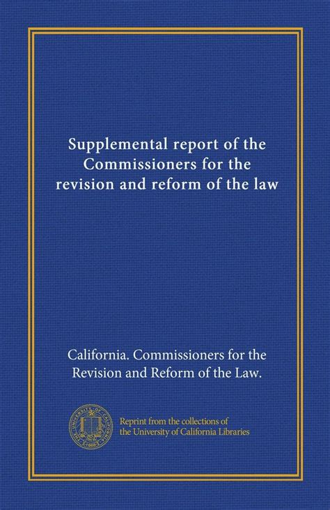 Report of the Commissioners for the Revision and Reform of the Law Reader