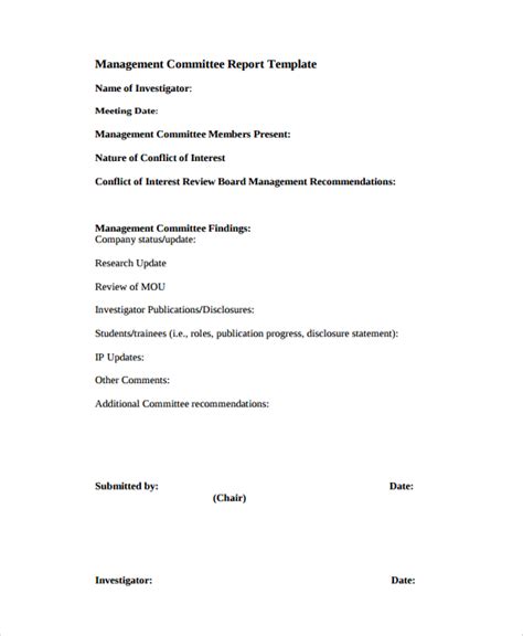 Report of the Committee in Relation to the Management Reader