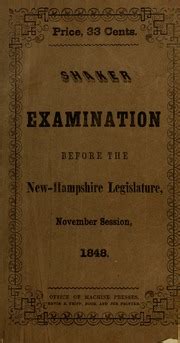 Report of the Examination of the Shakers of Canterbury and Enfield Doc