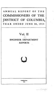 Report of the Government of the District of Columbia. [Including Miscellaneous Reports]... Kindle Editon